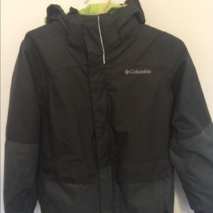 Columbia boys hooded jacket. Size small.